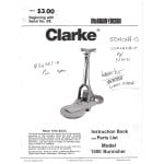 manual clarke parts manual for this machine